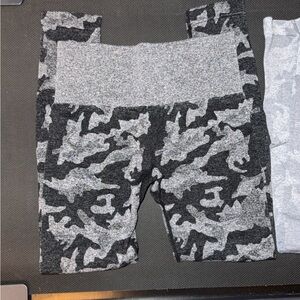 NVGTN Charcoal and Ash Camouflage Leggings